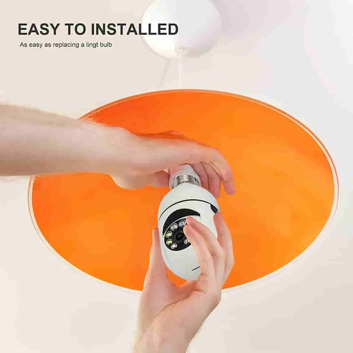 WiFi E27 360° Panoramic Bulb Surveillance Camera Indoor | Outdoor